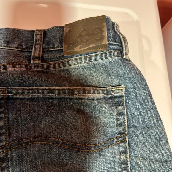 Lee vintage 36x36 relaxed straight jeans   Stonewashed blue. - Picture 6 of 6